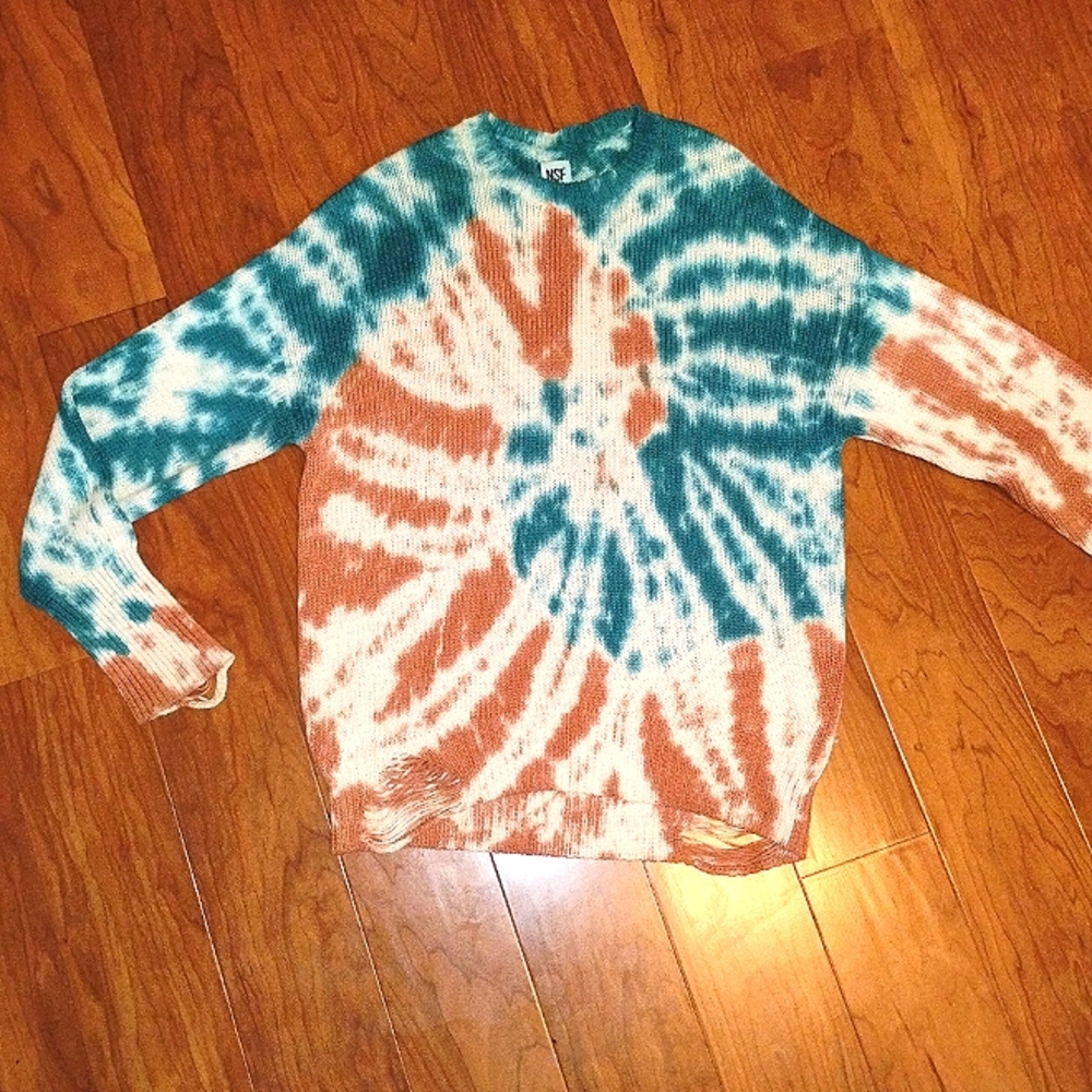 Nsf Distressed Sweater New Without Tag